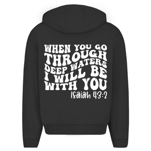 Oversize Zipper Hoodie then you god through deep waters