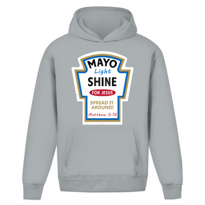 Oversize Hoodie Ohne Kordel mayo light shine matthew 5:16