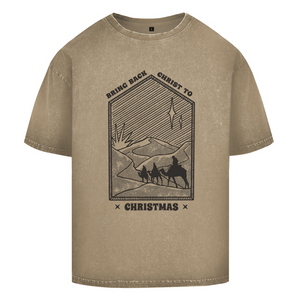 Oversize Washed T-Shirt christ to christmas