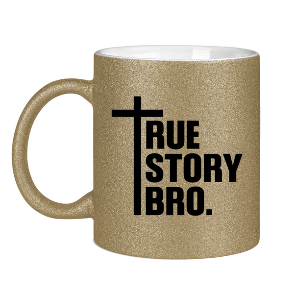 Glitzertasse true store bro