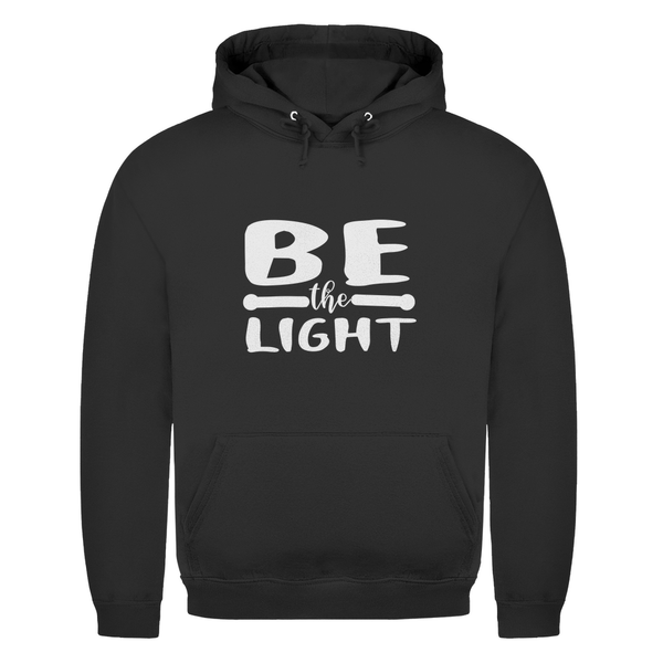 Herren Hoodie be the light