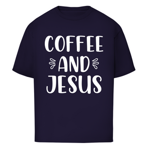 Oversize T-Shirt coffee and jesus