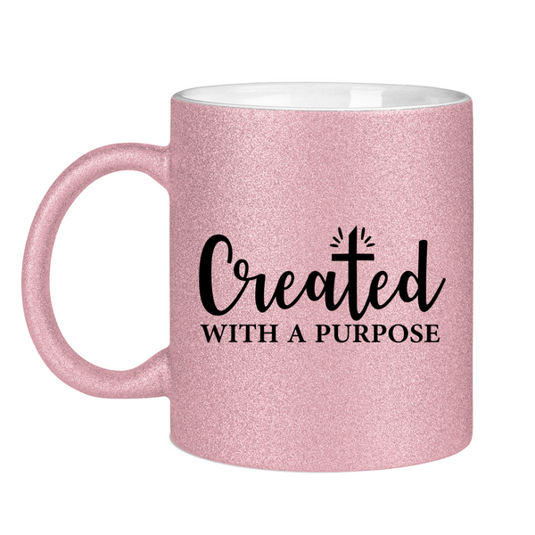 Glitzertasse created with a purpose