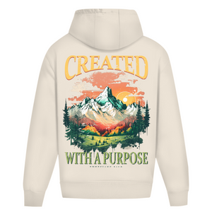 Oversize Hoodie Ohne Kordel created with a purpose ephesians 2:10