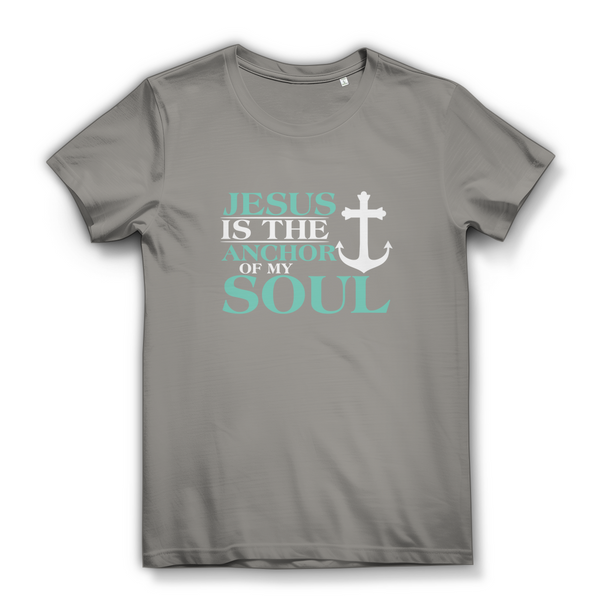 Damen Bio T-Shirt jesus is the anchor of my soul segeln