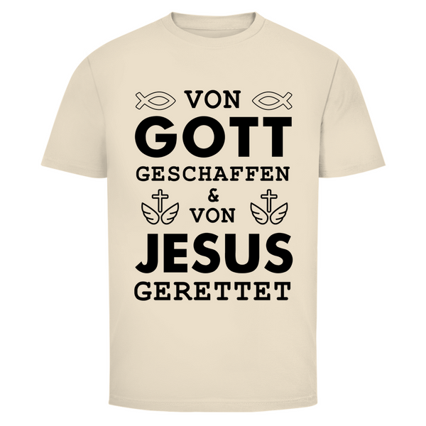 Herren T-Shirt von gott geschaffen