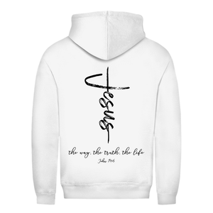 Damen Hoodie the way the truth the life john 14:6