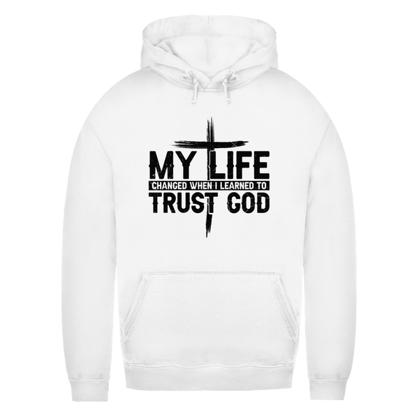 Damen Hoodie when i learned to trust god