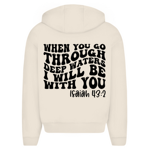 Oversize Zipper Hoodie then you god through deep waters