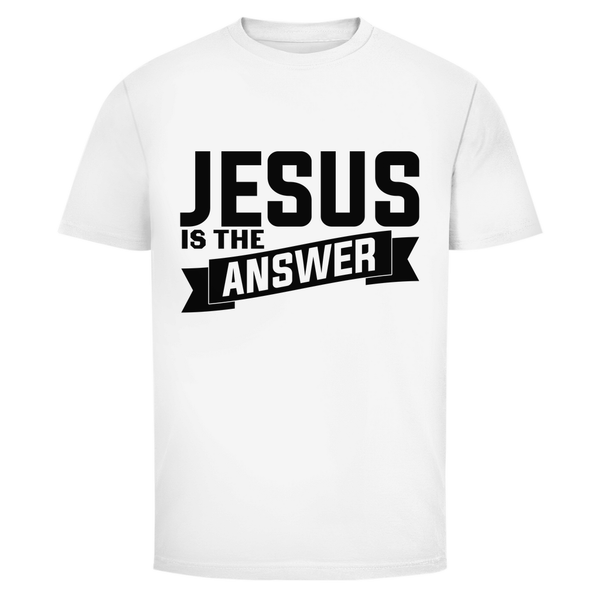 Herren T-Shirt jesus is the answer