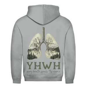 Herren Hoodie yhwh every breath speakt his name