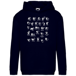 Kinder Hoodie Christliches Alphabet