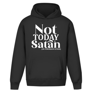 Oversize Hoodie Ohne Kordel not today satan