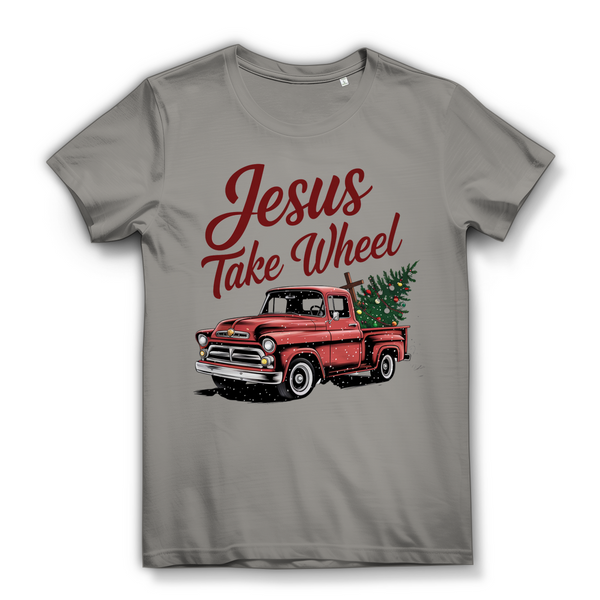 Damen Bio T-Shirt jesus take wheel