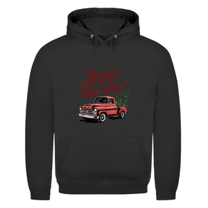 Herren Hoodie jesus take wheel