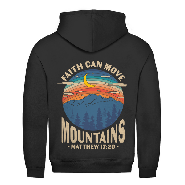 Herren Hoodie faith can move mountains matthew 17:20