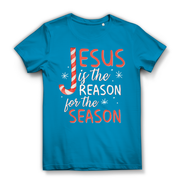 Damen Bio T-Shirt jesus is the reason for the season