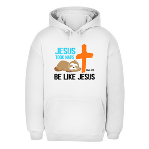 Unisex Oversize Hoodie jesus took naps mark 4:38 faultier