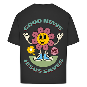 Oversize T-Shirt good news jesus saves