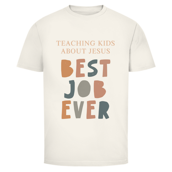 Herren T-Shirt teaching kids about jesus lehrer