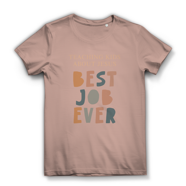 Damen Bio T-Shirt teaching kids about jesus lehrer