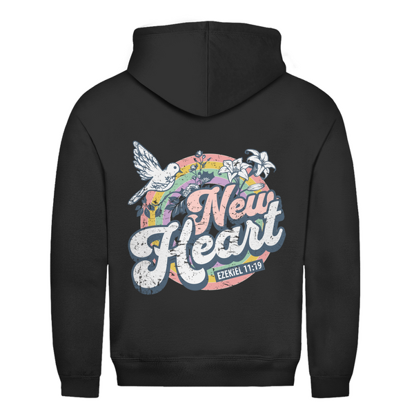 Herren Hoodie new heart ezekiel 11:19