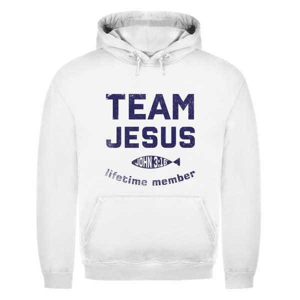 Herren Hoodie team jesus john 3:16