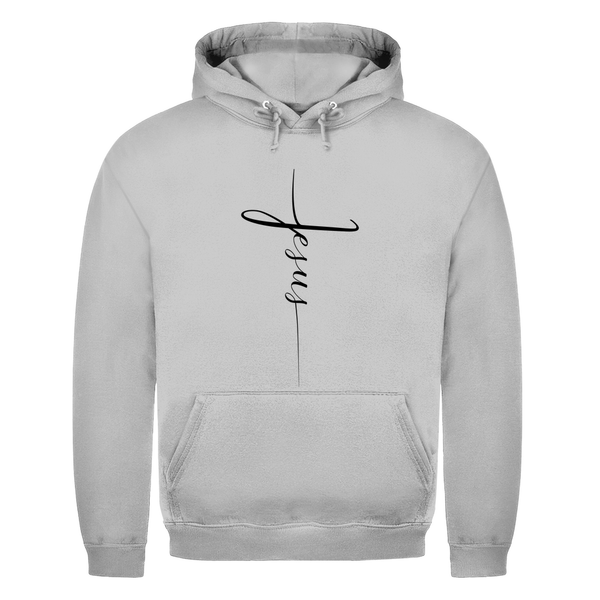 Herren Hoodie jesus kreuz