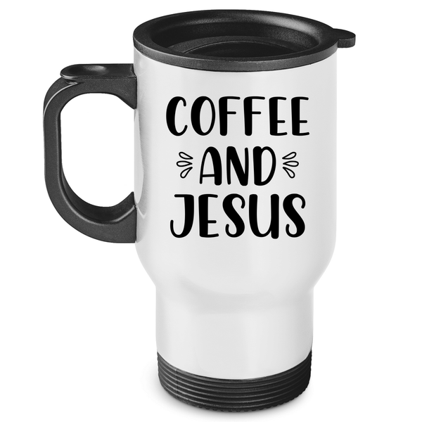 Edelstahl-Thermobecher coffee and jesus