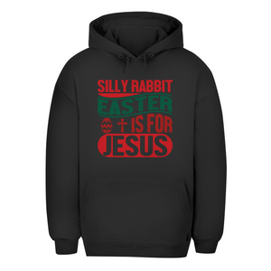 Unisex Oversize Hoodie silly rabbit easter is for jesus