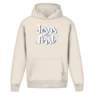 Oversize Hoodie Ohne Kordel jesus first