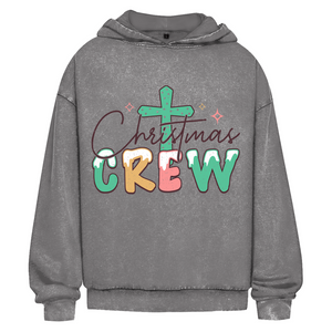 Oversize Washed Hoodie christmas crew