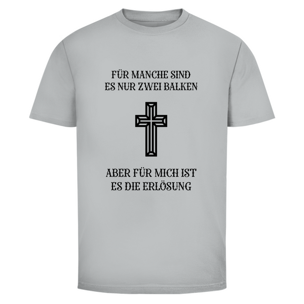 Herren T-Shirt für mich es die erlösung