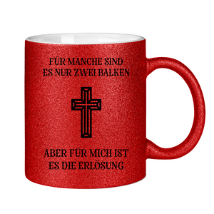 Glitzertasse für mich ist es die erlösung