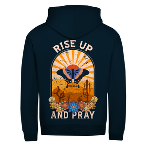 Zipper Hoodie rise up and pray