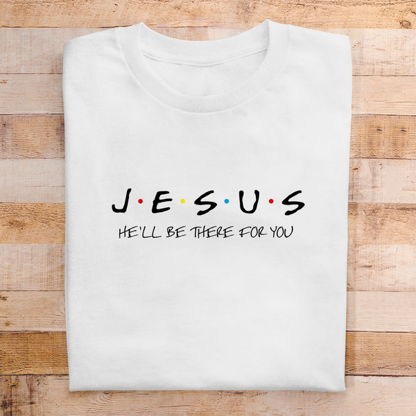 Herren T-Shirt jesus he will be there for you