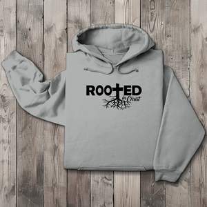 Herren Hoodie rooted in christ