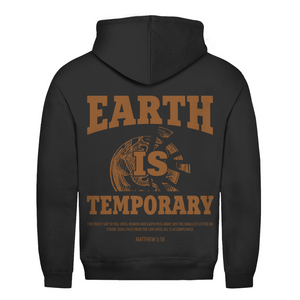 Herren Hoodie earth ist temporary matthew 5:18
