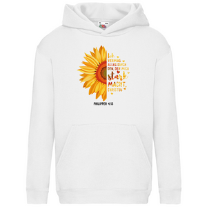 Kinder Hoodie der mich stark macht philipper 4.13
