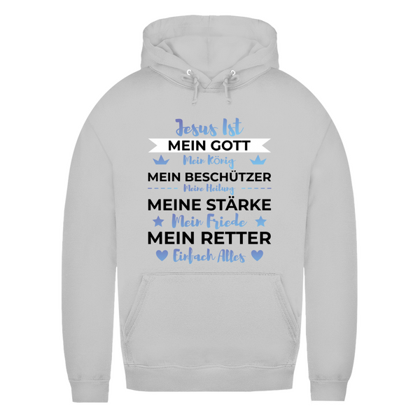 Damen Hoodie jesus ist mein gott