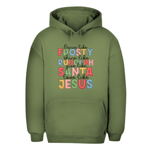 Unisex Oversize Hoodie give like santa love like jesus