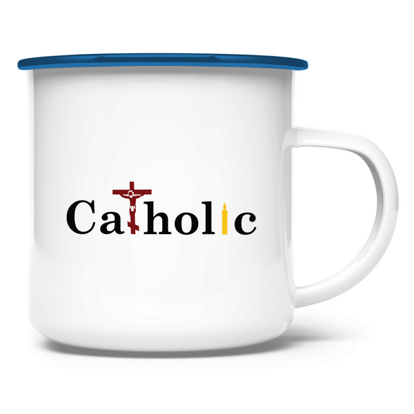 Emaille Tasse catholic