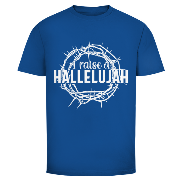 Herren T-Shirt i raise a hallelujah dornenkrone