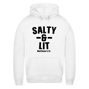 Damen Hoodie salty and lit matthew 5:13