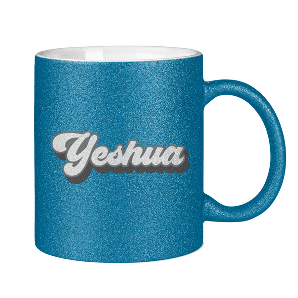 Glitzertasse jeshua