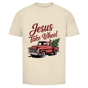 Herren T-Shirt jesus take wheel