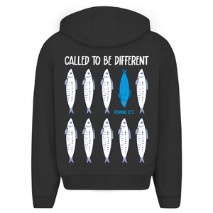 Oversize Zipper Hoodie called to be different romans 12:2