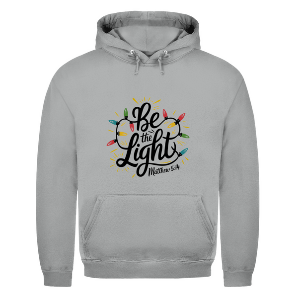 Herren Hoodie be the light matthew 5:14