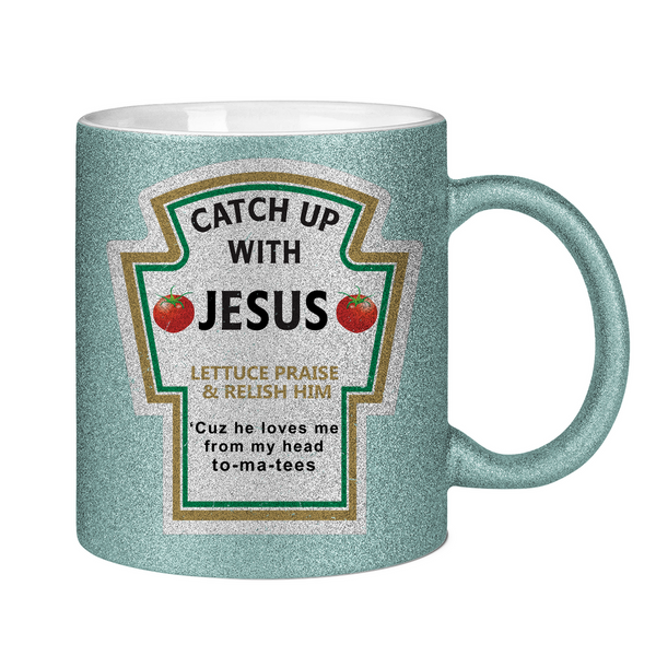 Glitzertasse catch up with jesus