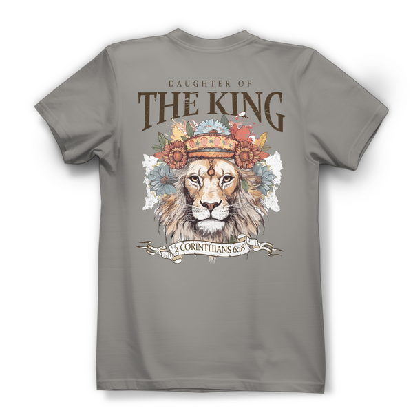 Damen Bio T-Shirt daughter of the king 2 corinthians 6:18